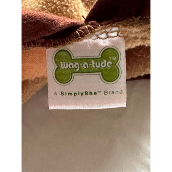 Wag-A-Tude Petco Christmas Deer Brown Red Shirt Size XS - Picture 7 of 9